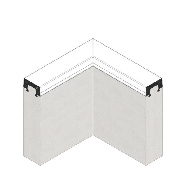 Elément d'angle bordure souple SPORTFIX