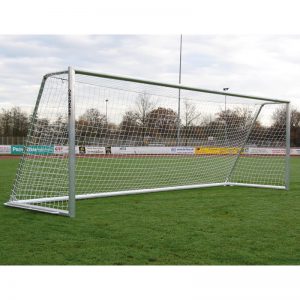 Fussballtor mobil 7 m, Alu blank