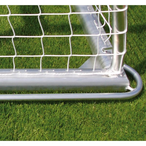 Fussballtor mobil 7 m, Alu blank – Bild 3