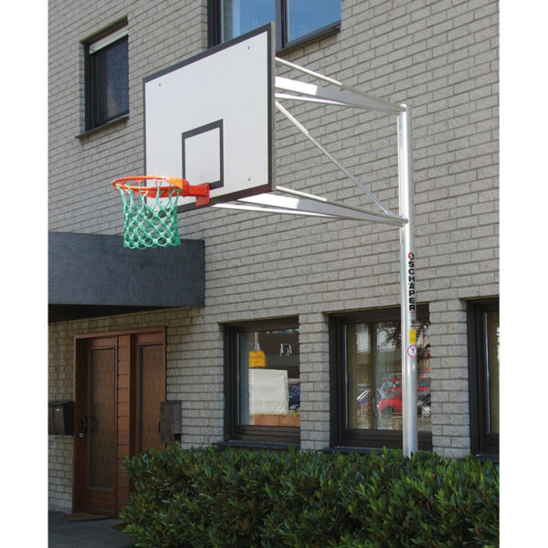 Installation de basketball à un poteau