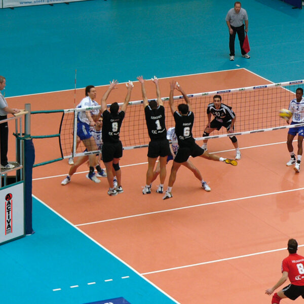 Installation de volleyball