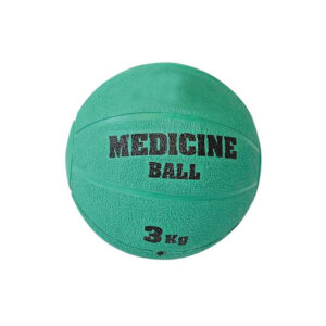 Medizinball aus Gummi ACTIVA gruen 3 kg
