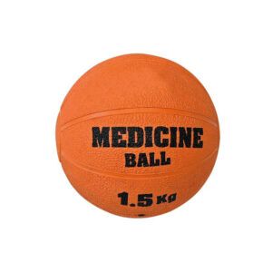 Medizinball aus Gummi ACTIVA orange 1.5 kg