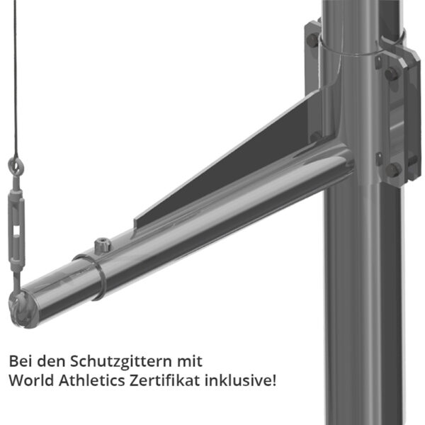 Diskusschutzgitter, Höhe durchgehend 6 m