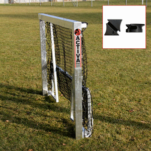 Minifussballtor klappbar, 180 x 120 cm, auf Rasen für Play More Football Kinderfussball Schweiz 